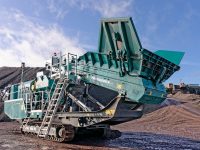 tracked cone crusher